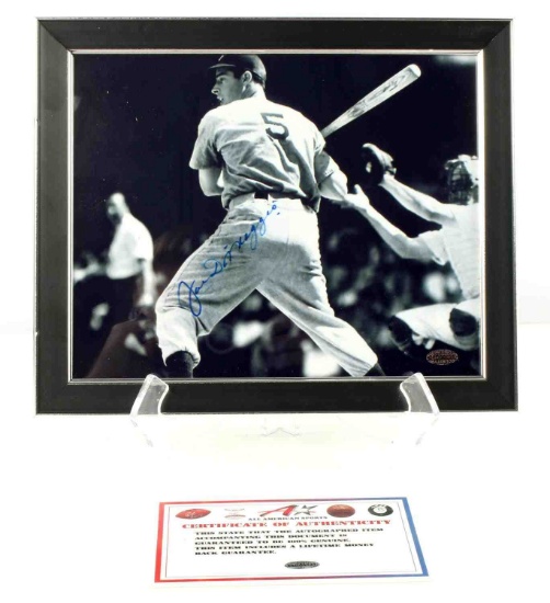 8X10 JOE DIMAGGIO AUTOGRAPHED PICTURE CERTIFIED
