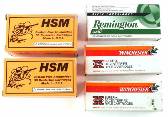 160 ROUNDS 222 REM 7.62X39MM RIFLE AMMUNITION