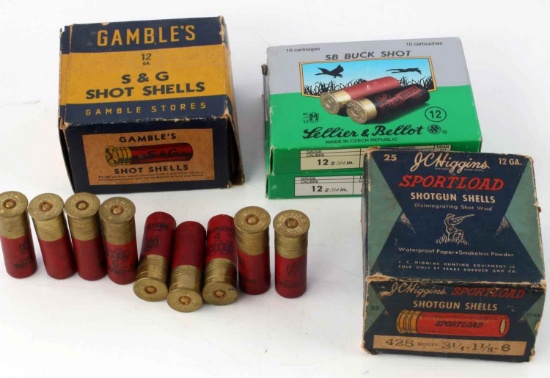 63 RDS OF 12 GAUGE MIXED AMMO WITH BUCK SHOT