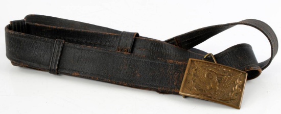 US ARMY OFFICERS SWORD BELT AND BUCKLE