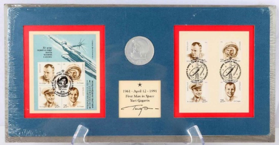 RUSSIA YURI GAGARIN COMMEM SPACE FLOWN MEDAL