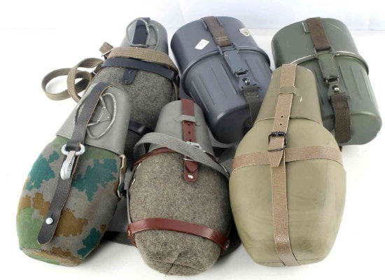 6  EAST GERMAN & STURM COLD WAR CANTEEN LOT