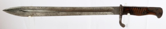 WWI IMPERIAL GERMAN "BUTCHER" BAYONET W SCABBARD