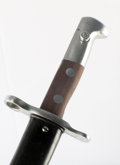 SWISS M1918 BAYONET KNIFE AND SCABBARD