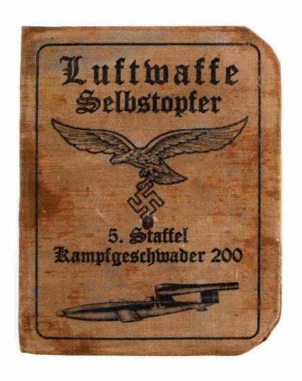 WWII GERMAN LUFTWAFFE SELBSTOPFER AUSWEIS ID BOOK