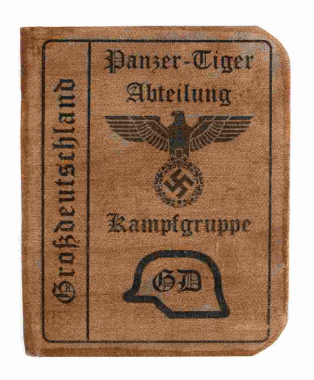 WWII GERMAN PANZER TIGER ABTEILUING AUSWEIS ID