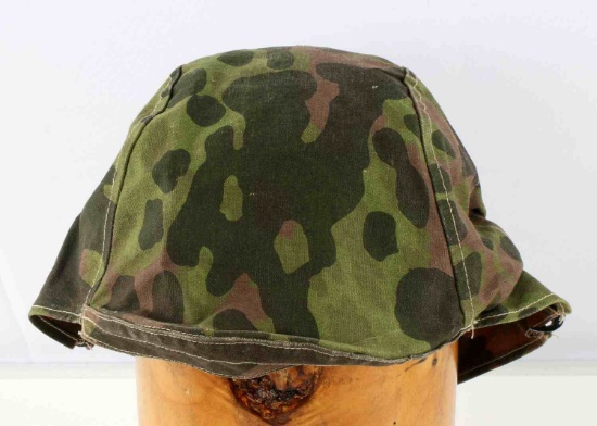 WWII GERMAN WAFFEN SS OAK PATTERN HELMET COVER
