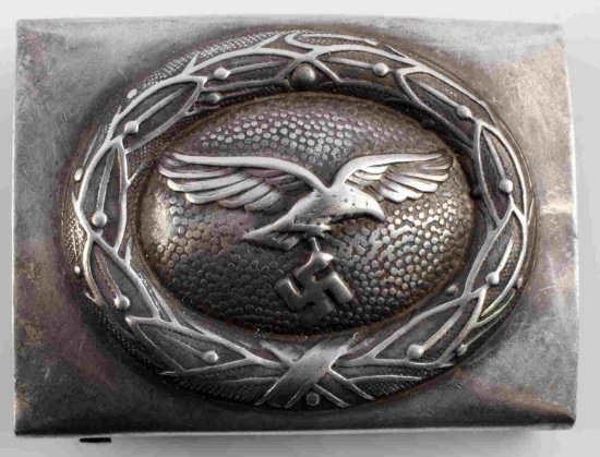 WWII GERMAN THIRD REICH LUFTWAFFE EM BELT BUCKLE