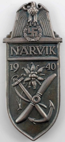 WWII GERMAN THIRD REICH LUFTWAFFE NARVIK SHIELD