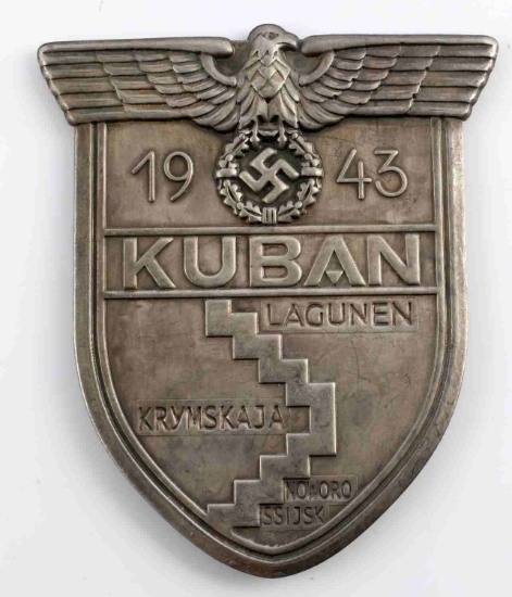 WWII GERMAN LUFTWAFFE KUBAN SLEEVE SHIELD