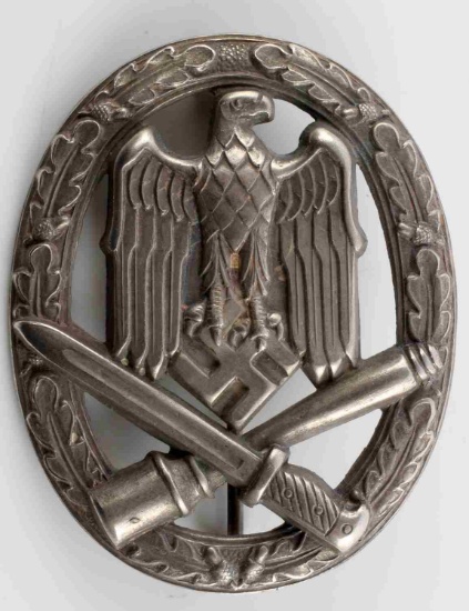 WWII GERMAN THIRD REICH GENERAL ASSAULT BADGE