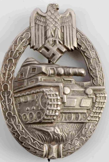 WWII GERMAN THIRD REICH PANZER ASSAULT BADGE