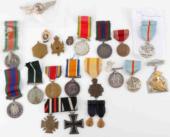 LOT 21 THIRD REICH SERVICE PINS VARIOUS COUNTRIES