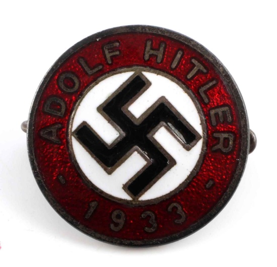 WWII GERMAN REICH ADOLF HITLER 1933 NSDAP PIN
