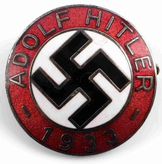 WWII GERMAN THIRD REICH HITLER NSDAP PARTY BADGE