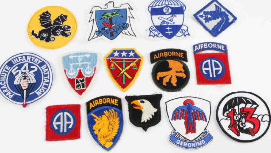 14 WWII THIRD REICH AIRBORNE PATCH LOT NUREMBERG