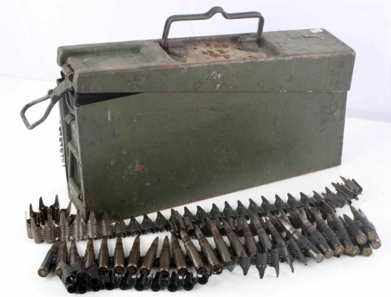 WWII GERMAN THIRD REICH MG 34 AMMUNITION CAN AMMO