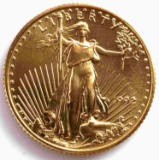 1/10 OZ AMERICAN EAGLE GOLD COIN 1992 BU