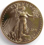 1/10TH GOLD AMERICAN EAGLE NEW 2021 TYPE 2 BU COIN