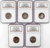 2005 NGC PF-69 ULTRA CAMEO STATE QUARTER LOT OF 5