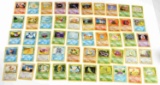 LOT OF 50 1999 GAMEFREAK BASE SET POKEMON CARDS