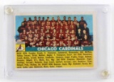 1956 TOPPS FOOTBALL 22 CHICAGO CARDINALS TEAM CARD