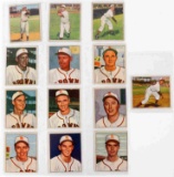 LOT OF 13 1950S BOWMAN ERA BASEBALL CARDS