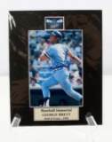 GEORGE BRETT SIGNED 5X7 PICTURE CERTIFIED