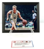 8X10 LARRY BIRD AUTOGRAPHED PICTURE CERTIFIED