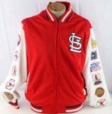 LARGE MLB SAINT LOUIS CARDINALS WS BASEBALL JACKET