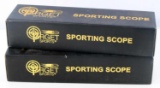 2 TARGET SPORTS SPORTING SCOPE 10 X 42 AO NIB