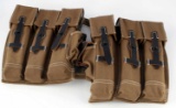 6 9MM NATO 30 RD POLYMER MAGAZINES W AMMO POUCHES