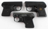 ROHM RG3 WEBLEY 22 STARTING PISTOL LOT OF THREE