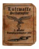 WWII GERMAN LUFTWAFFE SELBSTOPFER AUSWEIS ID BOOK