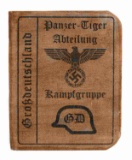 WWII GERMAN PANZER TIGER ABTEILUING AUSWEIS ID