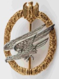 GERMAN WWII LUFTWAFFE PARATROOPER BADGE