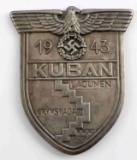 WWII GERMAN LUFTWAFFE KUBAN SLEEVE SHIELD