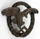 WWII GERMAN REICH LUFTWAFFE OBSERVER BADGE