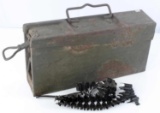 WWII GERMAN THIRD REICH MG 34 AMMUNITION CAN AMMO