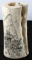 SPERM WHALE JAW TRAPPED IN THE ICE 1871 SCRIMSHAW