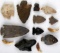 PRE COLUMBIAN NATIVE AMERICAN STONE ARROWHEADS