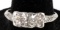 1.65 TCW PLATINUM IRIDIUM DIAMOND ESTATE RING