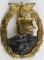 WWII GERMAN KRIEGSMARINE AUXILIARY CRUISER BADGE