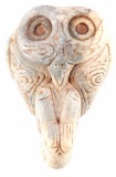 PRE COLUMBIAN TAINO LARGE OWL LIKE FIGURE