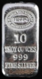 10 OZT .999 FINE SILVER BULLION BAR