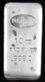 10 OZT TROY OUNCE 999 FINE SILVER BULLION BAR