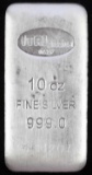 10 OZT TROY OUNCE 999 FINE SILVER BULLION BAR