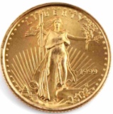 1/10 OZT AMERICAN EAGLE GOLD COIN BU