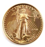 1/10 OZT AMERICAN EAGLE GOLD COIN BU