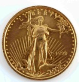 1/10 OZT AMERICAN EAGLE GOLD COIN BU